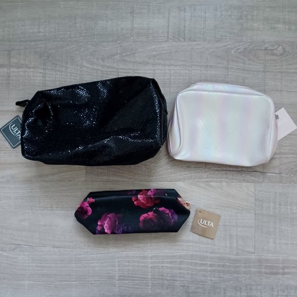 NWT Ulta Beauty Makeup Cosmetic Bags - Bundle of 3 - Picture 2 of 2